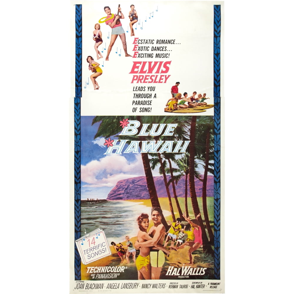 Blue Hawaii Movie Poster Masterprint (11 x 17)
