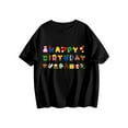 thumbnail image 2 of Niogvi Happy Birthday Family Matching Pajama Funny Party T-Shirt, Brother Tee Black 90cm, 2 of 6