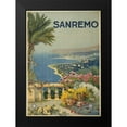 thumbnail image 2 of PI Collection 11x14 Black Modern Framed Museum Art Print Titled - San Remo, 2 of 5