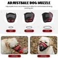 thumbnail image 4 of 2PCS Dog Muzzles, Soft Muzzle for Small Dogs to Prevent Biting Barking Eating Chewing, Adjustable Air Mesh Breathable Dog Mouth Guard for Grooming, 4 of 9