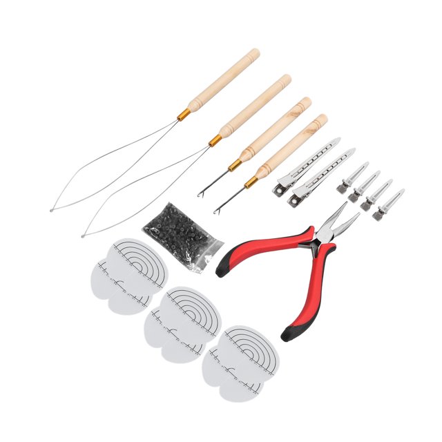 Juego De Agujas Para Tirar De Agujas Con Gancho Para Alicates Para El Cabello, Juego De Herramientas Para Trenzar El Cabello, Profesional, Fácil De Usar, Innovador Para Peinar El
