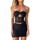 thumbnail image 5 of Traje De Falda De Mujer Conjunto de 2 unidades de falda elegante, conjunto de faldas con lazo de encaje ajustado, conjunto de ropa informal femenina Cgtredaw para Mujer Negro T L, 5 of 7