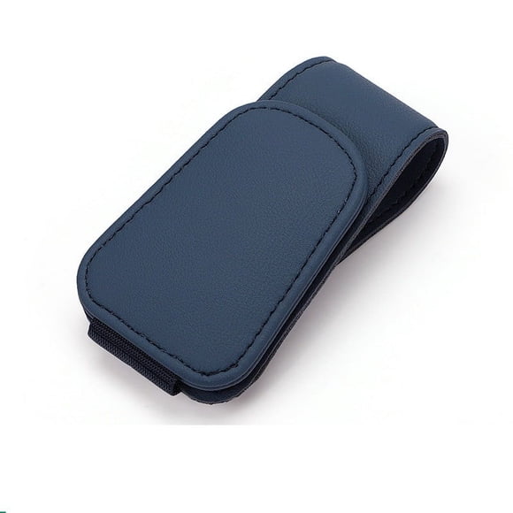 MORESEC Car Visor Clip, Magnetic Leather Sunglass Holder for Car Visor, Glasses Clip for Car Storage, Sun Visor Organizer for Eyewear, Convenient Car Accessory for Drivers