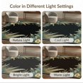 thumbnail image 7 of ODIKA 8'x10' Washable Area Rug Non-Slip Chair-Friendly Mat Snake Vintage Forest Spotted Serpent Motif Botanical Scroll Border for Dining Room, Large Office, Lounge, 7 of 7