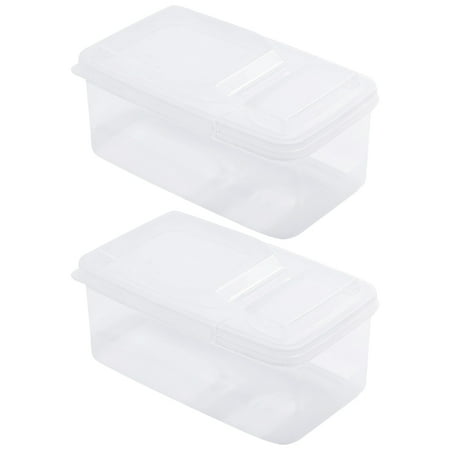 

PATKAW 2 Pcs Transparent Ingredient Box Condiment Dispenser Moisture-proof Seasoning Box