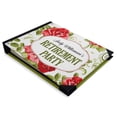 thumbnail image 1 of Darling Souvenir Green Floral & Leaf Personalized Printed Retirement PartyGuestBookHardbound Cover Sign InBookRegistry Scrapbook-9 x 12 Inches, 1 of 4