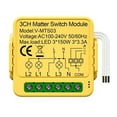 thumbnail image 4 of Module de Commutateur Intelligent Wi-Fi à Gang 1/2/3, Relais d'Automatisation pour Maison Intelligente, Disjoncteur 2 Ch, 4 of 9