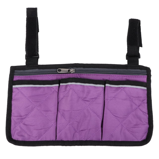 EcoNesxp Panier Violet Sac de Rangement pour Fauteuil Roulant Sac de Rangement pour Panier Sac de Rangement pour Trottinette Sac de Rangement Violet Sac de Rangement