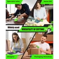 thumbnail image 3 of OUTGOO Cordless Electric Scissors, 3.5V Rechargeable Cardboard Box Cutter with Safety Lock & LED Light, Power Rotary Cutter for Fabric Carpet Leather, 3 of 9