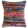 thumbnail image 2 of Laddha Home Designs Handwoven Geometric Cotton Throw Pillow Cover - 20" - Multicolored, 2 of 8