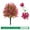 Artificial Violet Flowers Stake 22 Inch Outdoor Decor Under $5 a3, variant on CQCYD 22 Inch Artificial Violet Flowers Stake, UV Resistant Faux Floral for Garden and Porch and Patio, No Fade Plastic Greenery Shrubs for Yard and Outdoor Decoration, 1 Pack Ground Spike Insert