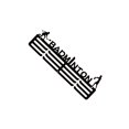 thumbnail image 2 of ziyahi Medals Display Holder Fencing Medals Display Rack Iron Medals Display Hanger badminton badminton Length 40cm, 2 of 5