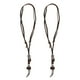 thumbnail image 1 of Collar con colgante de diente de lobo vikingo de 2 piezas con cordón de cuero ajustable para hombres y mujeres, auténtica joyería nórdica para entusiastas de la mitología nórdica, 1 of 7