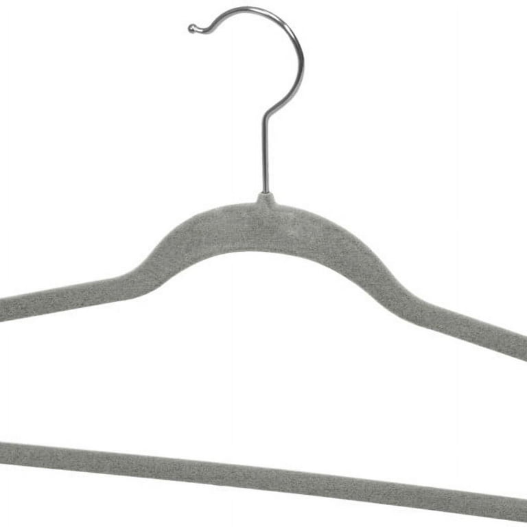 Home Basics Black Velvet Shirt Hangers 3-Pack HDC65632 - The Home Depot