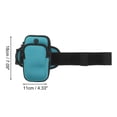 thumbnail image 2 of Unique Bargains 1 Pc Portable Phone Holder Arm Bands with Zipper for Hiking Gym Blue Neoprene, 2 of 4