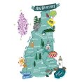 thumbnail image 2 of Allport Editions Hello : New Hampshire Kitchen Towel - 100% Cotton Kitchen Dish Towel, 2 of 3