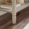 thumbnail image 3 of Rustic Natural Wood Finish Console with 2 Rattan Drawers, 3 of 9