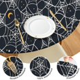 thumbnail image 4 of Spider Web Halloween Pattern Round Fitted Tablecloth with Elastic Edge,Dining Table Cover Waterproof,Outdoor Round Tablecloth for Camping,Dining,Indoor and Outdoor, 4 of 7