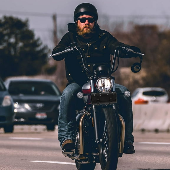 HOMEMAXS 1 Set of Motorcycle Tool Bag Motorcycle Roll Pouch Motorcycle Storage Bag Motorcycle Tool Case Motorcycle Side Tools Bag Motorcycle Saddle Bag Universal Motorcycle Bag Motorcycle Small Bag