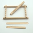 thumbnail image 3 of Coofit Mini Loom Creative DIY Wooden Multipurpose Weaving Loom Tapestry Loom, 3 of 6