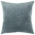 thumbnail image 1 of HomeRoots 403458 Coussin Réversible en Velours de Coton Uni Turquoise, 1 of 1