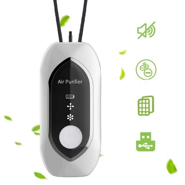 onlyliua ¡ ¡Ofertas Del Día Por Tiempo Limitado! Mini Generador Negativos Portátil, Purificador Collar Portátil, Bajo Nivel de Ruido
