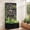 Black, variant on Metal Garden Bed with Trellis, 70 Inch Height Metal Planter Box with Trellis, Garden Box for Climbing Plants Vegetable, Metal Garden Bed with Drainage Holes