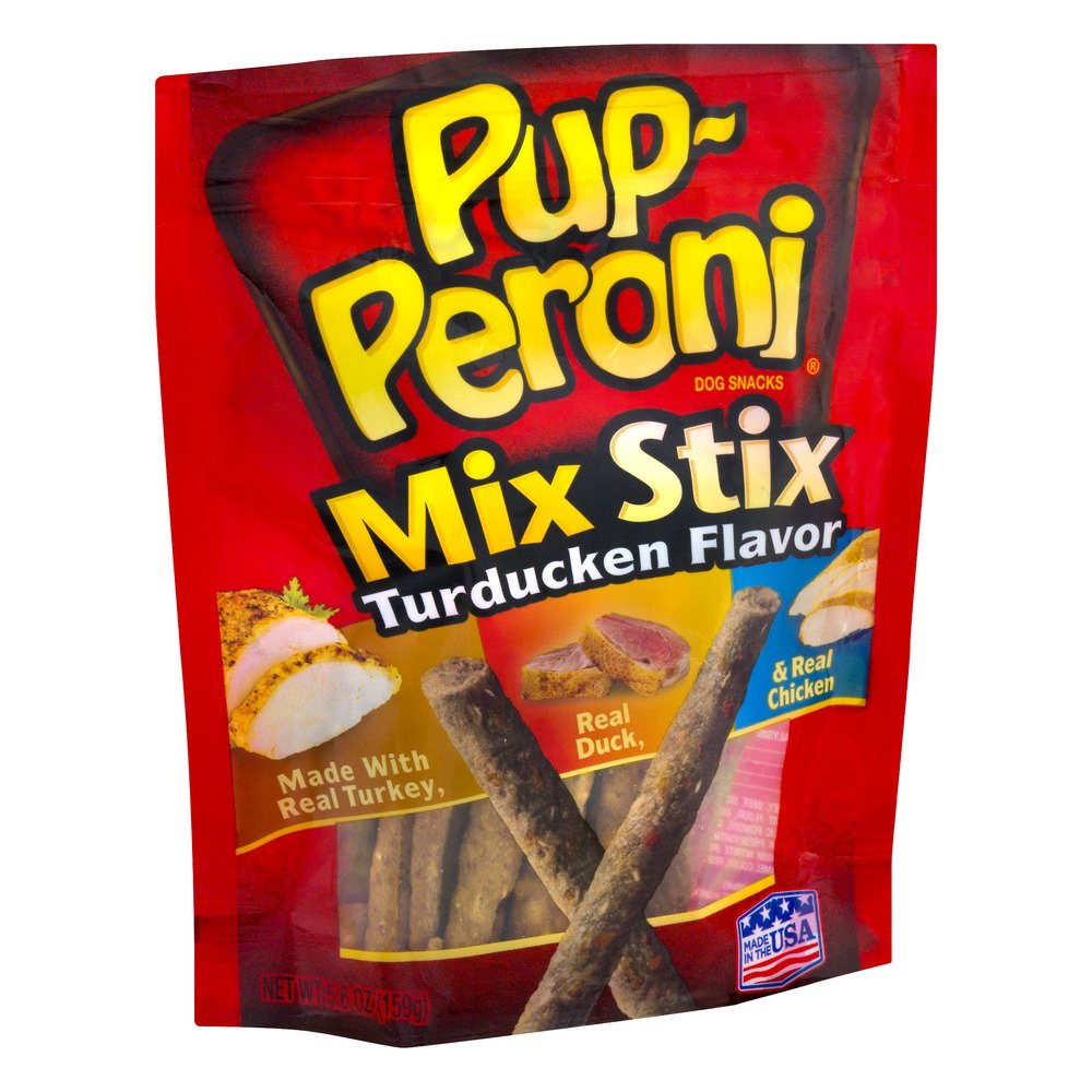 PupPeroni Mix Stix Turducken Flavor Dog Treats, 5.6Ounce Walmart
