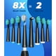 thumbnail image 4 of TEETHEORY Cepillos de dientes eléctricos sónicos para adultos y niños, 8 cabezales de cepillo de dientes eléctrico con 40000 VPM limpieza profunda 5 modos, carga rápida recargable 4 horas últimos 30 d, 4 of 5