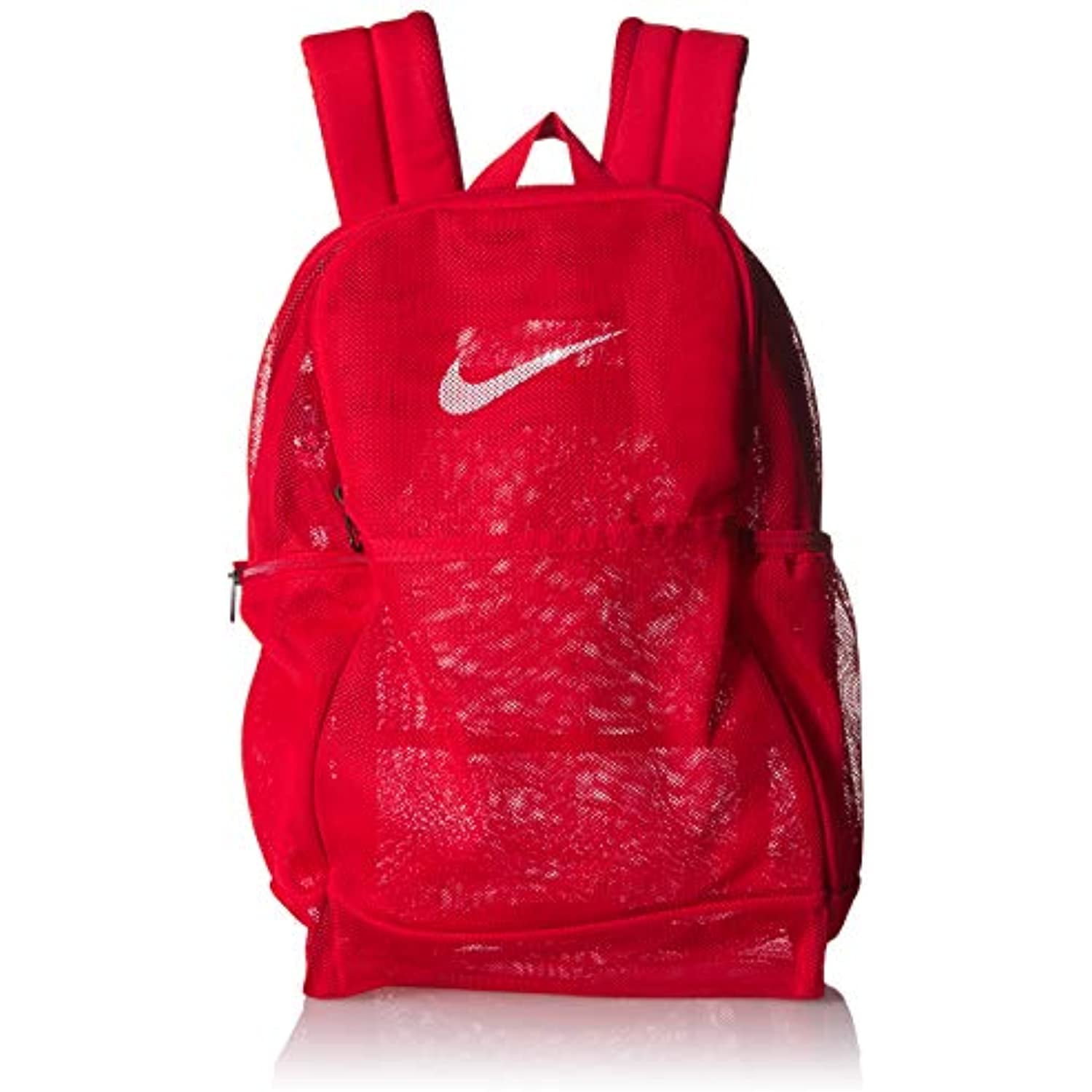 red mesh nike backpack