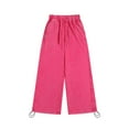 thumbnail image 2 of Conairie Big And Tall Jeans for Men Vintage Elastic Waist Denim Pants Solid Lightweight Comfortable Outdoor Hiking Pants With Pocket Hot Pink M, 2 of 4