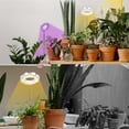 thumbnail image 2 of Luces de cultivo para plantas pequeñas de interior, luz de planta de espectro completo de 48 LED blanco cálido, altura ajustable con adaptador de 5 V 2 A, temporizador de 3/9/12 H, 3 modos, 2 of 5
