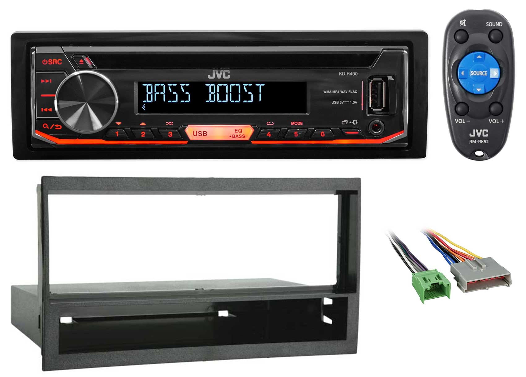 Auto Parts And Vehicles Car Radio Stereo Single Din Dash Kit