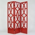 thumbnail image 2 of Wayborn Séparateur de Chambre Charleston en Rouge de Chine, 2 of 2