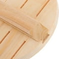 thumbnail image 7 of KONTONTY Wooden Rice 18cm Basket Plate Japanese Sushi Rice Mixing Bowl Tub Bottom, 7 of 7