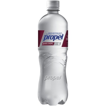 - (2 Pack) Propel Water, Black Cherry, 16.9 Fl Oz, 12 Count