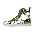 thumbnail image 5 of Mens High Top Shoes FIESSO by AURELIO GARCIA Chain Medusa Celebrity 2421 White, 5 of 9