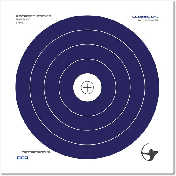 Perfect Strike Archery TARGETS. Classic OPS 009. Single Spot Targets. (12" x 12") (12 Targets)