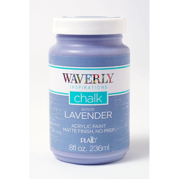 Waverly Inspirations Chalk Acrylic Paint Lavender, 8 oz. Walmart