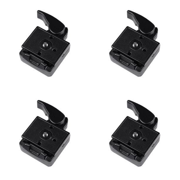 Adaptador abrazadera placa liberación rápida 323 para trípode cámara Manfrotto 200PL-14