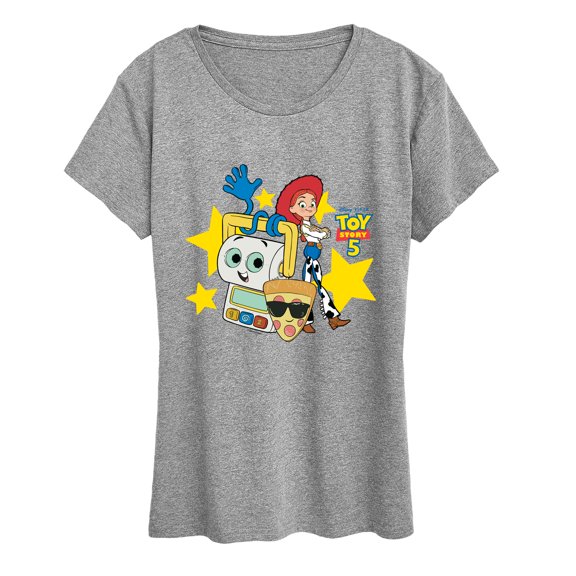 Toy Story 5 - Pizza Toy And Friends - Women's Short Sleeve Graphic T-Shirt