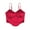 Red, variant on Womens Satin Bustier Corset Tops Adjustable Spaghetti Straps Camisole Ladies Going out Clubwear Shirts
