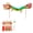 green, variant on Chinese Dragon Dance Set for Kids and Teens Fun 3D Paper Puppets Dragon Dance Assembly Toy Supplies