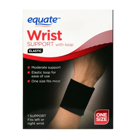 (2 Pack) Equate Wrist Support With Loop, One Size