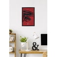 thumbnail image 2 of NFL Atlanta Falcons - Logo 25 Wall Poster, 14.725" x 22.375" Framed, 2 of 5