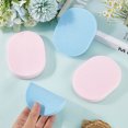 thumbnail image 3 of 1 Set 4Pcs 2 Colors PVA Sponge Makeup Powder Puff Oval Mixed Color 10.3~11x8~8.5x1.3cm 2pcs/color, 3 of 6