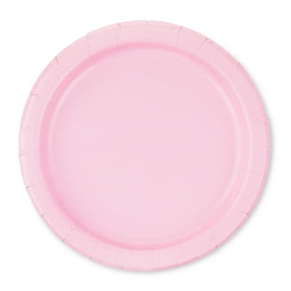 Hushee 200 Pcs Happy Valentine's Day Dessert Plates 9 Inch Heart Valentines Paper Plates Disposable Party Plates Dinnerware Plates Decorative Dinner
