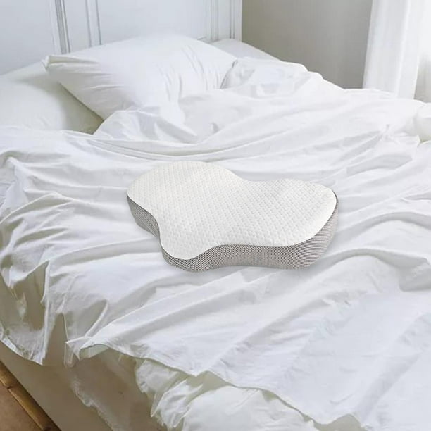 Almohada cervical de espuma almohada ortopédica Gris c shamjiam - Main Image