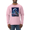 Light Pink, variant on Full Moon Snow Wolf Howling Animal Lover Mens Long Sleeve Shirt