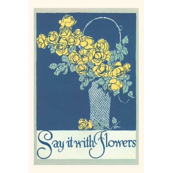 Pocket Sized - Found Image Press Journals: Vintage Journal Roses in Basket (Paperback)